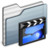 Movies Folder graphite Icon